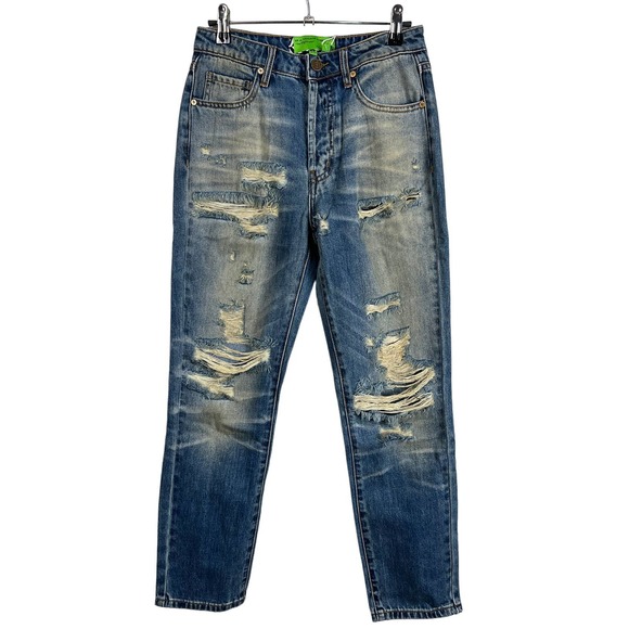 Free People Denim - FREE PEOPLE NWT WOMEN'S 25 "THE VIRGIN LABEL" DISTRESSED SKINNY JEAN